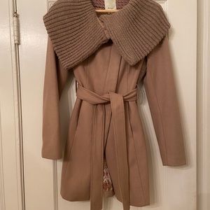Anthropologie Elevenses Judith Wool Coat